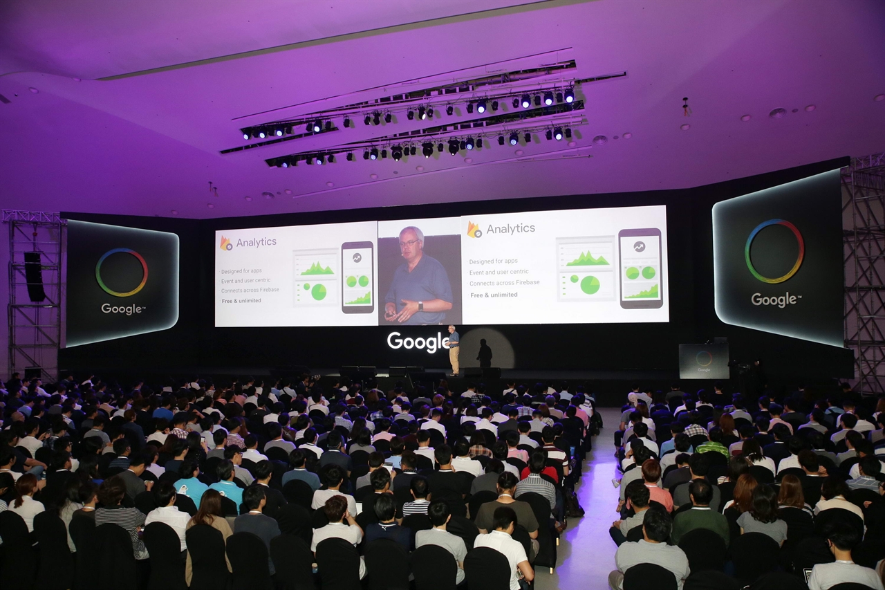 구글은 19일 서울 동대문디자인플라자에서 국내 앱 개발자 대상 '구글 포 모바일' 행사를 열었다.
