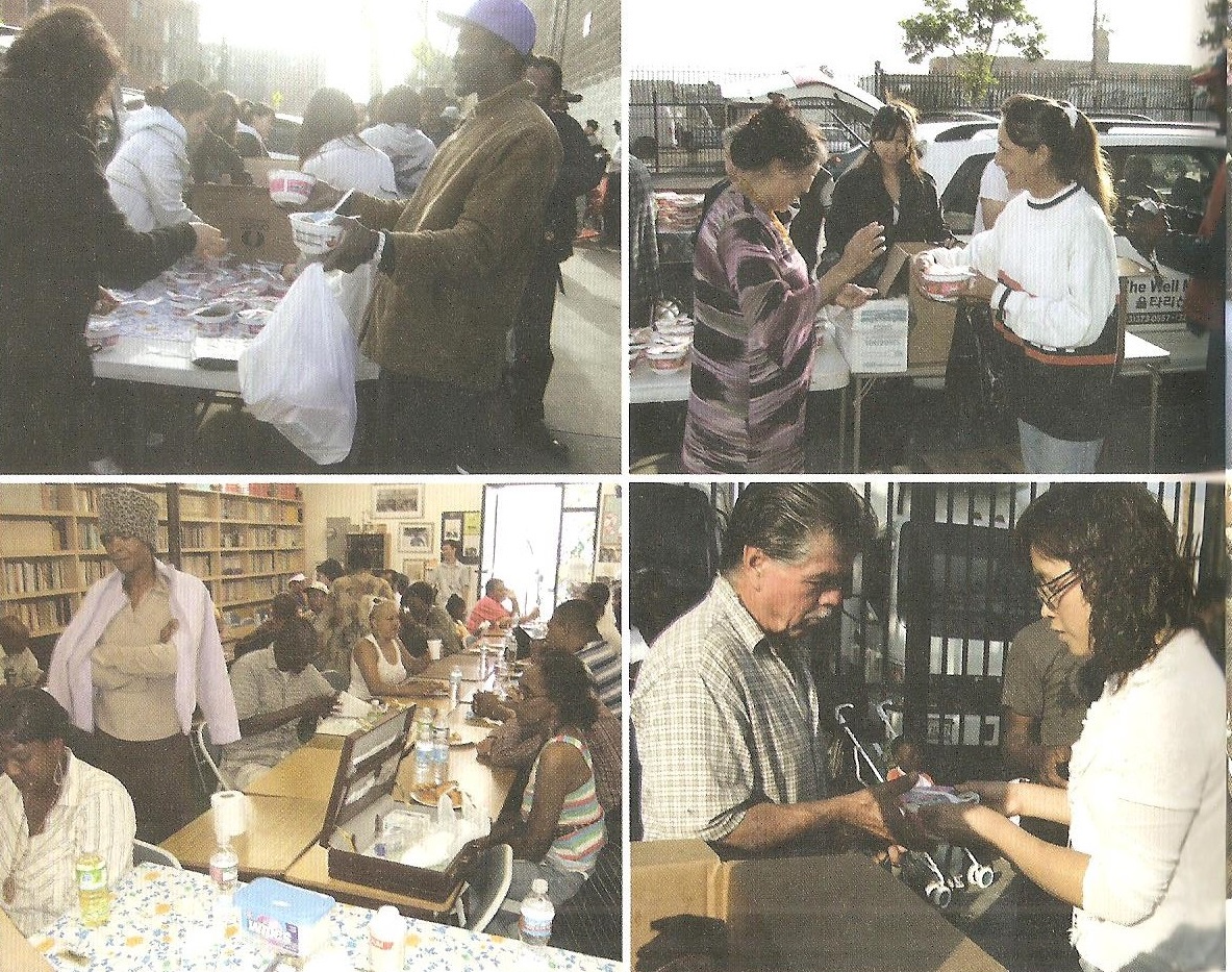 나주옥 목사는 LA 흑인마을인 웨스턴 42번가에서 매일 아침마다 700명의 홈리스와 빈민들에게 식사를 제공한다.