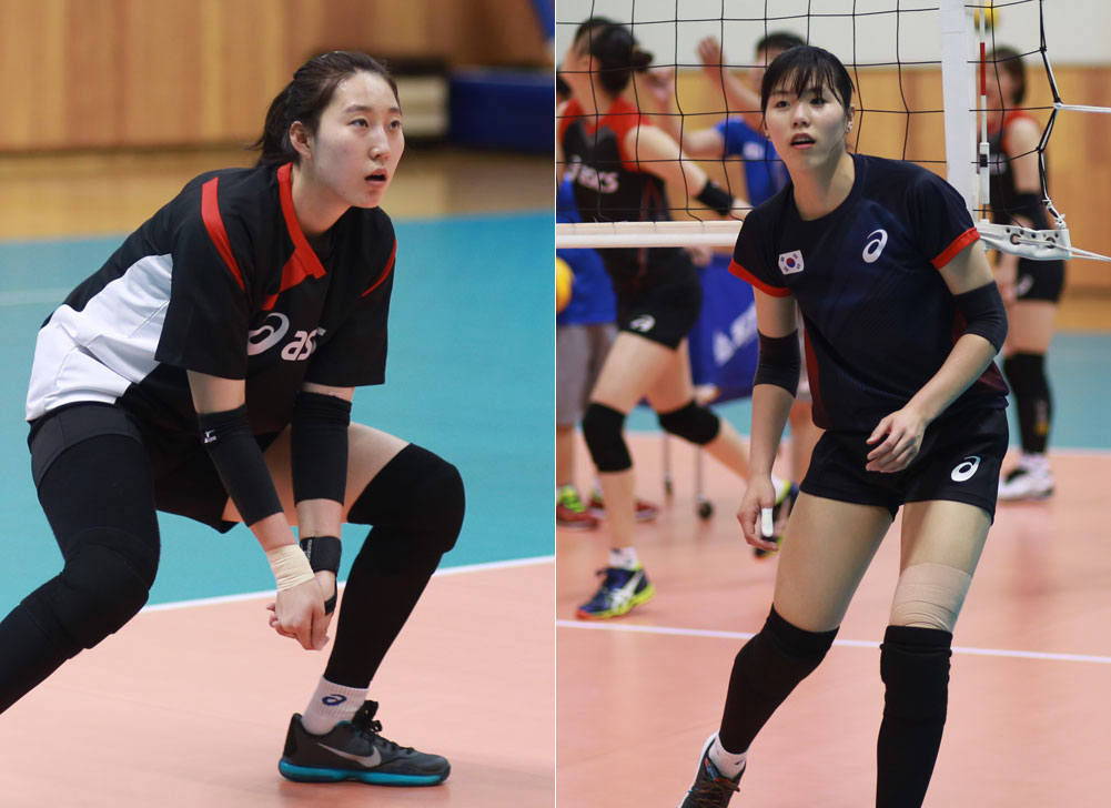  8강전의 '키포인트'는 두 선수, 박정아와 이재영(오른쪽)이다.