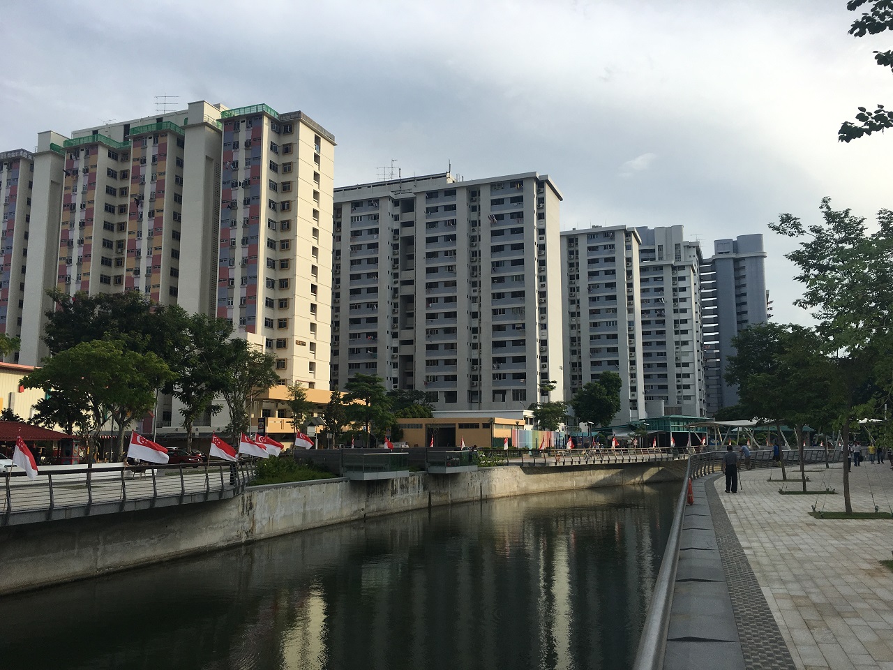 싱가포르 HDB 단지 모습 