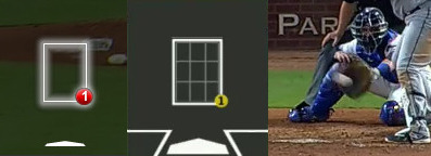  이대호는 볼이라고 판단했지만, 실제로 콜 해멀스의 패스트볼은 스트라이크였다. (출처: MLB.com)

