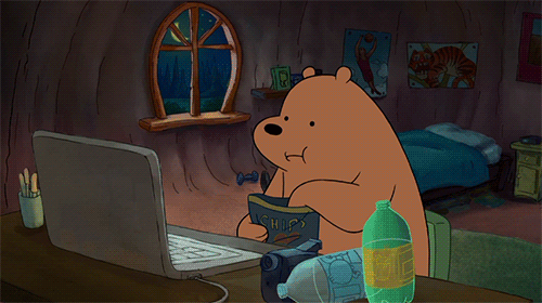  카툰네트워크의 인기 애니메이션 <위 베어 베어스(We Bare Bears)>의 한 장면. 연휴에 '몰아보기'를 하는 당신의 모습도 아마 이와 같지 않을까.