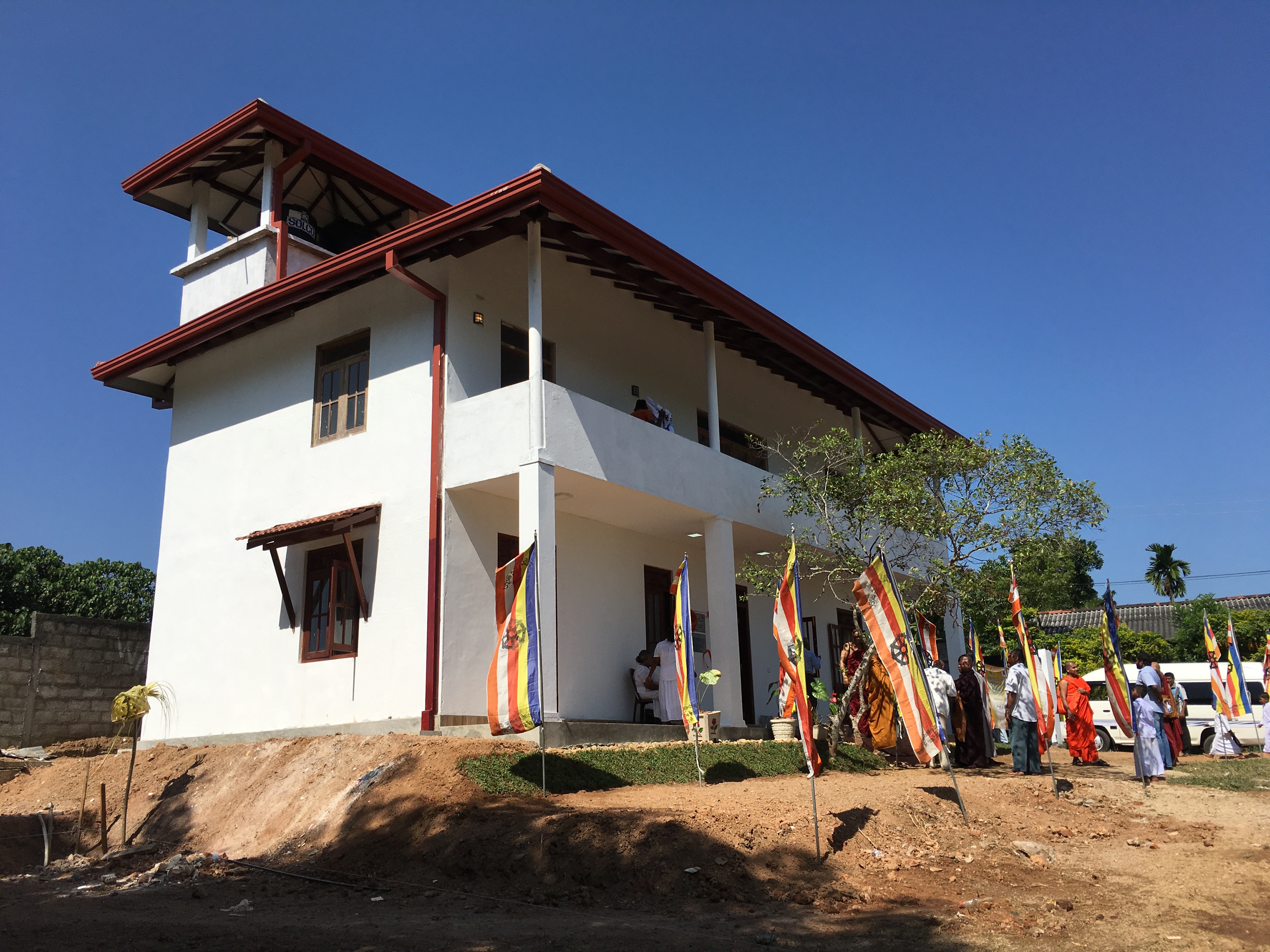 '하얀코끼리'(이사장 영담 스님)가 스리랑카에 세운 보육원.