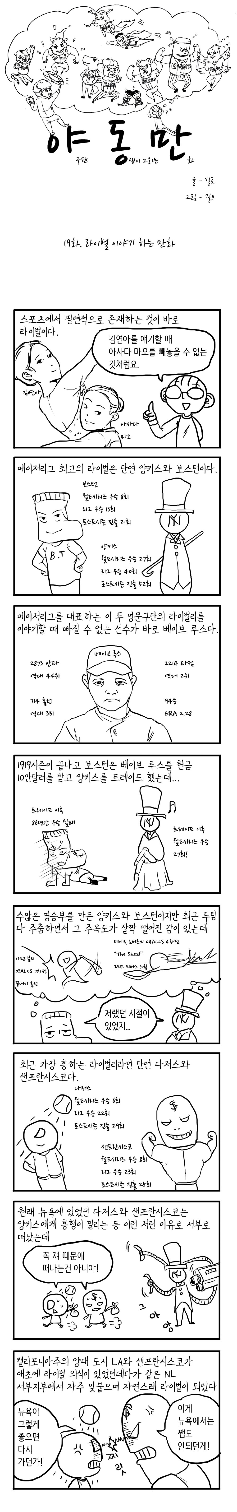  야동만 19화: 한·미·일 프로야구의 라이벌들