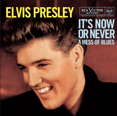  엘비스 프레슬리의 1960년 싱글 < It's Now or Never >. 발표된 지 45년이 지난 2005년 영국 싱글 순위 1위에 올랐다.