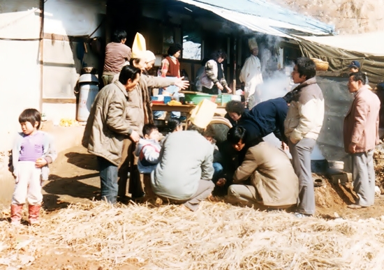  군산시 대야면 만자마을 상가 풍경(1980년대)
