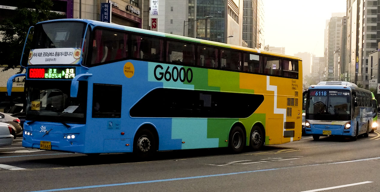 지난 10월 15일 개통한 굿모닝버스 G6000번.