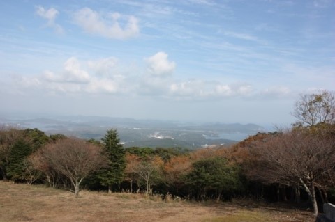 가미자키 공원 아소만의 풍경