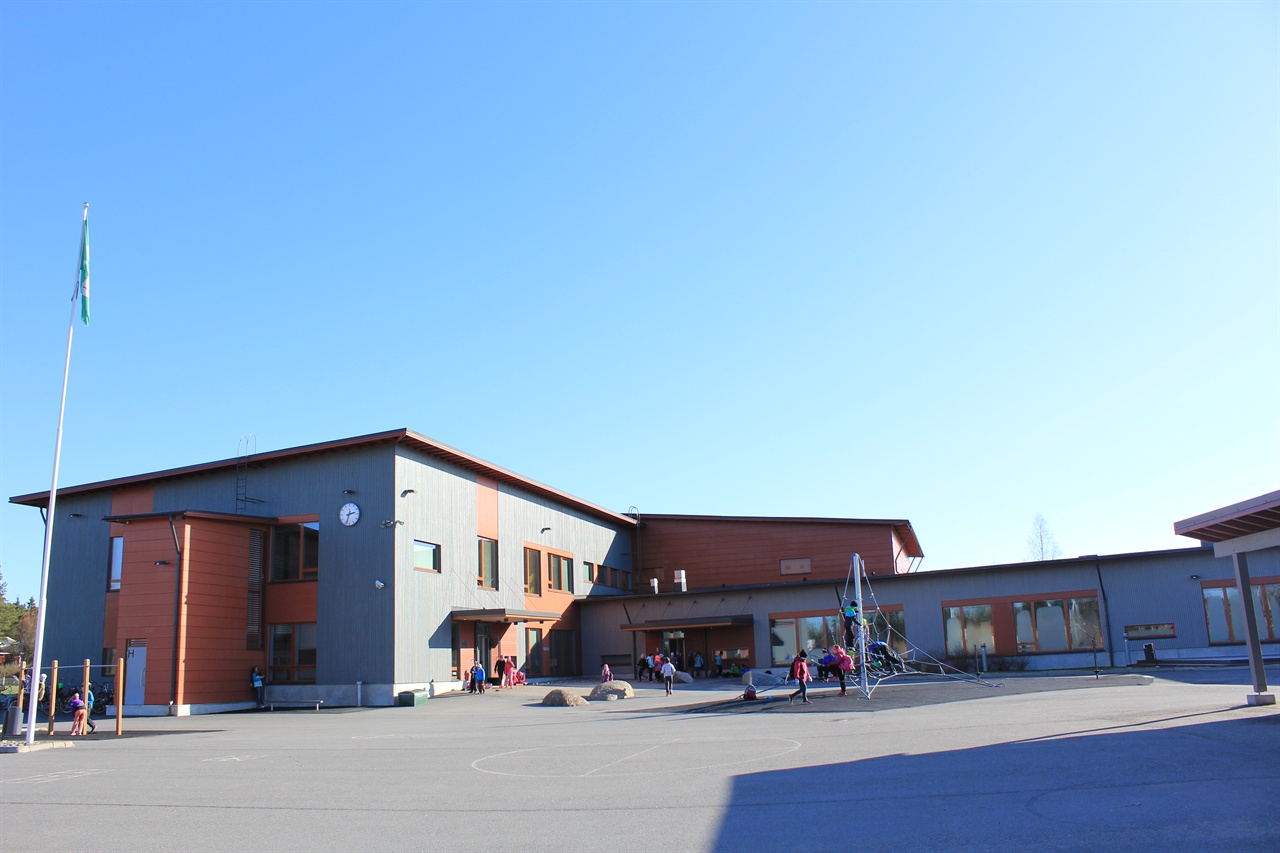 핀란드 투르쿠에 위치한 파티넨 초등학교. 전교생은 179명이다. 
