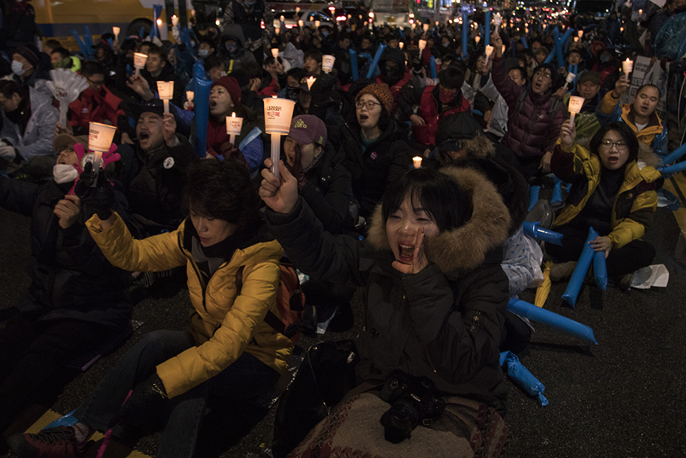  30일 충남 천안시 동남구 종합터미널에서 총파업-시민불복종 집회가 열렸다. 이날 집회엔 갑을오토텍 가족대책위도 참여했다. 