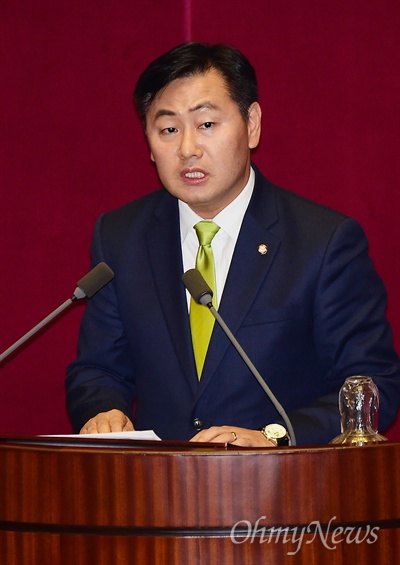 김관영 바른미래당 의원이 21일 차기 원내대표 경선 출마를 선언했다.