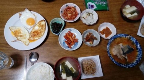 일본 쓰시마 민박에서 아침