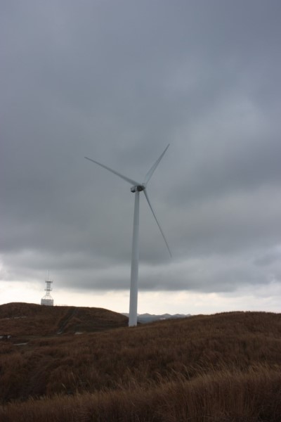 센뵤마키산의 풍력발전기