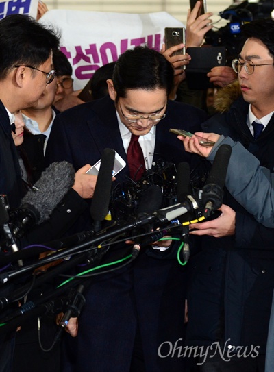 [오마이포토] 고개 숙인 이재용 "국민들께 송구" 