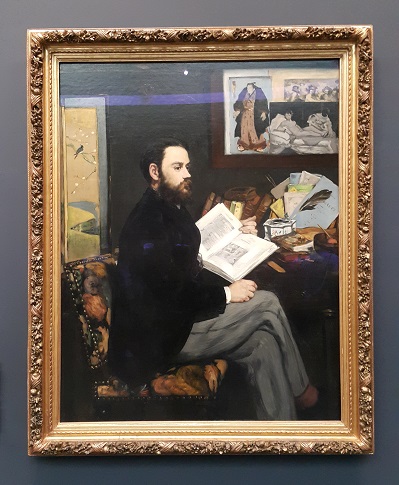 에두아르 마네, <에밀 졸라의 초상>(1868), 오르세 미술관