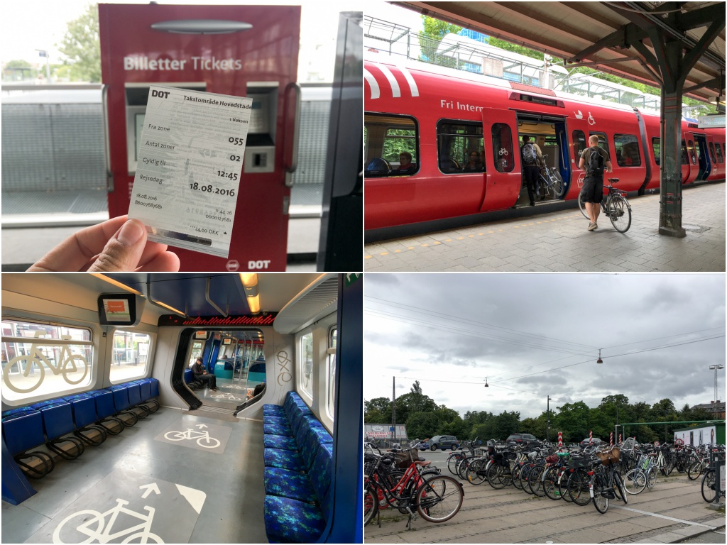자전거를 위한 인프라가 잘 갖춰져 있는 코펜하겐 대중교통
