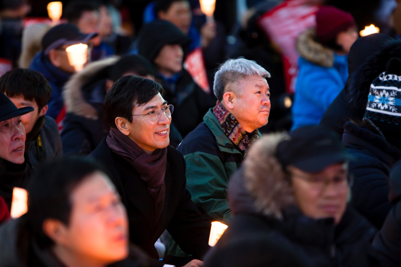 15차 광주촛불집회, 안희정 충남지사
