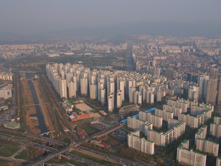  서울 잠실 지역 아파트 단지 모습. 