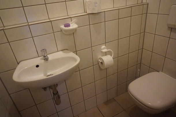 따로 분리된 독일 주택의 화장실