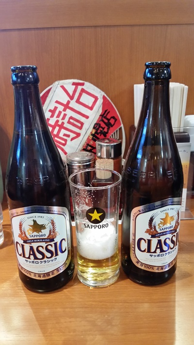 홋카이도 지역에서만 한정적으로 판매한다는 삿뽀로 맥주. 