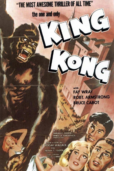  1933년작 <킹콩> 포스터. 1세기의 역사가 여기서 시작됐다.