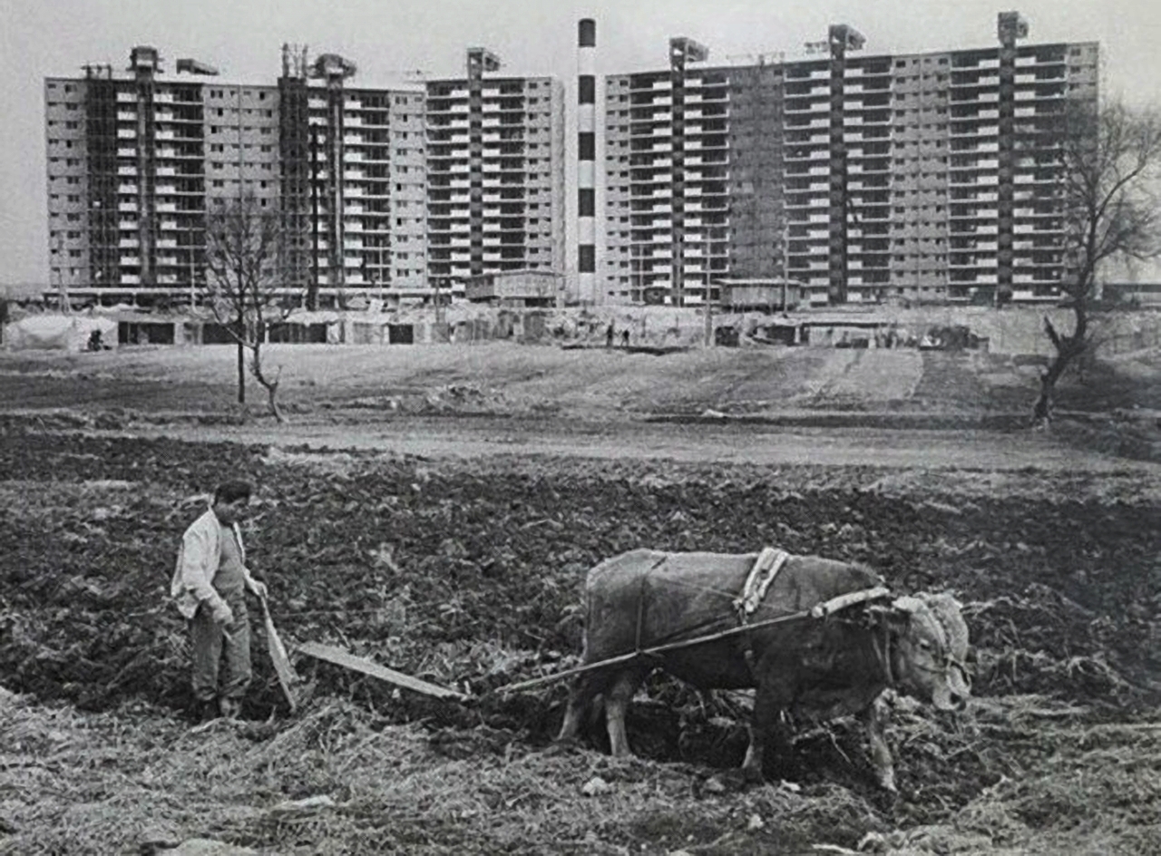 1978년 압구정동 개발 당시의 풍경. 