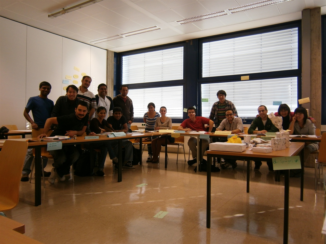 2011년 9월 독일어 수업 중