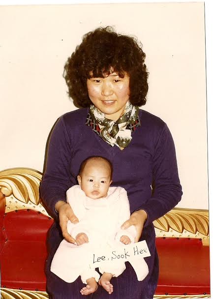 1984년 입양보내지기전 아기 이숙희