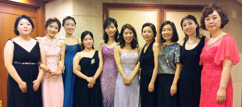 성신 피아노 소사이어티 1회 연주회에 참가하 피아니스트들
