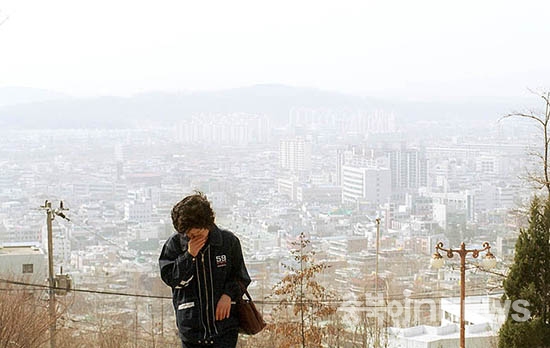 한국환경공단에 따르면 올해 1월부터 3월까지 90일동안 총 86회에 걸쳐 미세먼지주의보가 발령됐다. (사진, 충북인뉴스 DB)