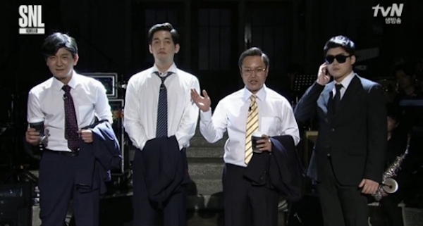  지난 13일 방영한 tvN <SNL 코리아 시즌9> 한 장면