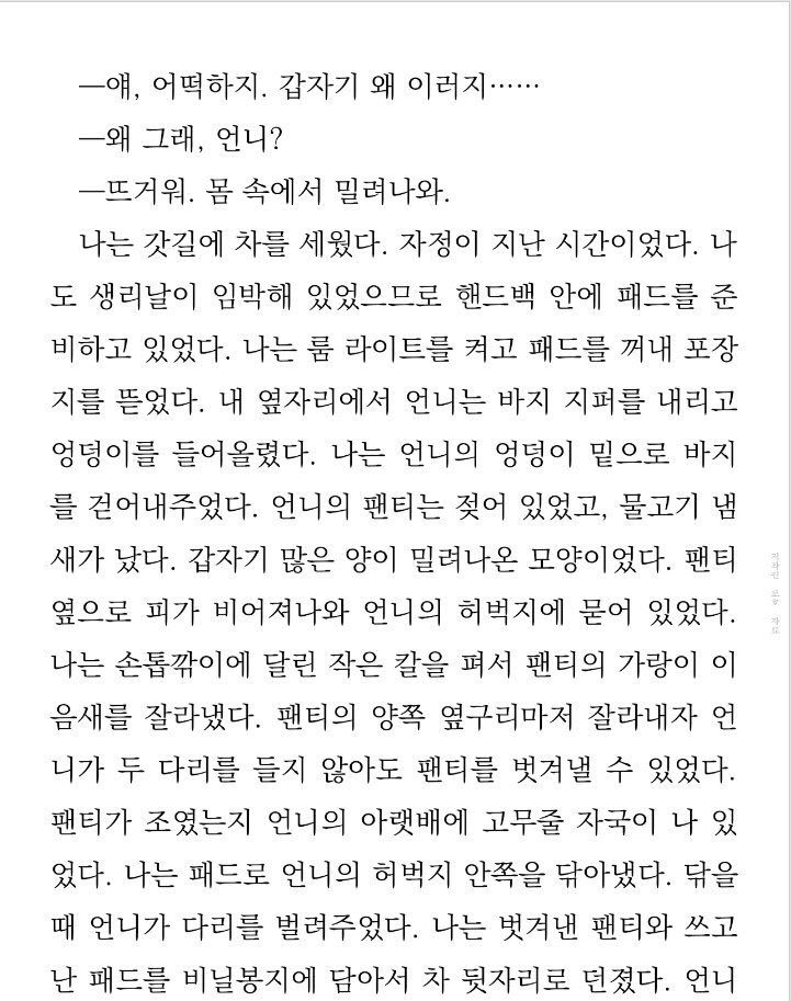  이 내용을 읽어도 아무런 의문이 들지 않는다면 당신이 알고 있는 월경은 '환상' 속에 존재하는 월경일 가능성이 높다.