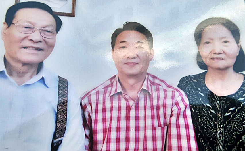 오른 쪽부터 박빈자 씨, 조카 박광운 씨, 박광운 씨의 아버지. 작년 한국을 찾았을 때 모습이다.
