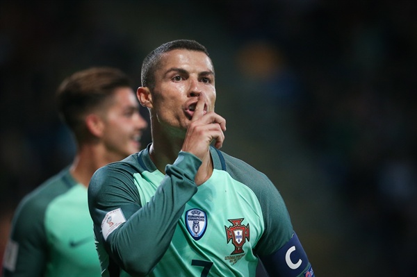  포르투갈, 월드컵 지역예선서 라트비아에 3-0 승리(2017년 6월 9일)
