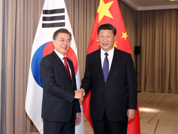 문재인 대통령과 시진핑 중국 국가주석(자료사진)