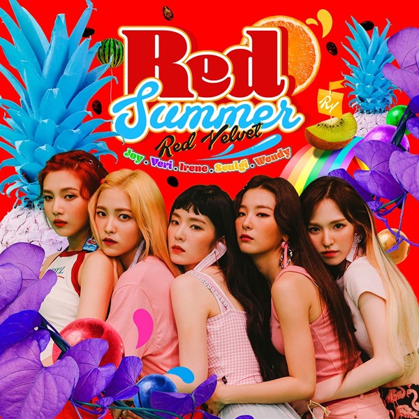  < The Red Summer >의 앨범 재킷 이미지. 레드벨벳이 새로운 싱글 '빨간 맛'으로 돌아왔다.
