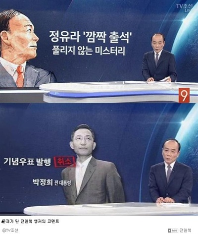  문제가 된 전원책 앵커의 코멘트