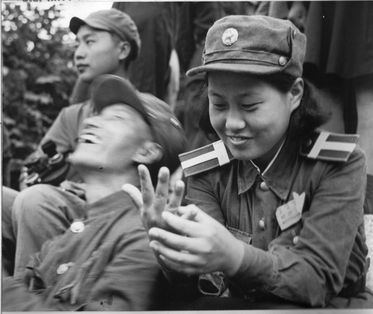   1951. 7. 31. 개성. 북한군 측 경비병.