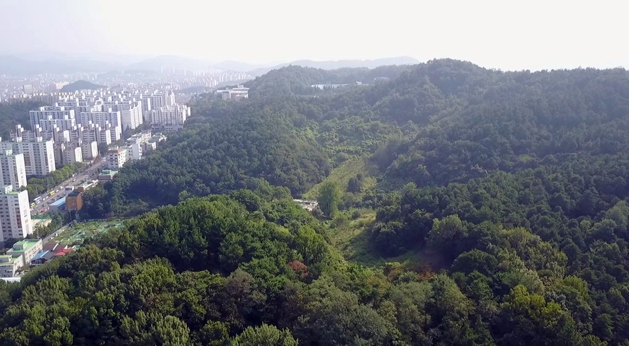 대전시가 대규모 아파트단지를 조성하려고 계획중인 월평동 공원