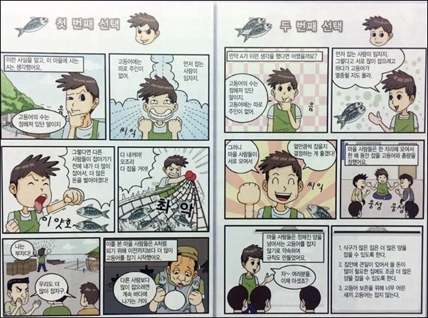 서울시 국정감사에서 지적됐던 중학교 사회적경제 교과서