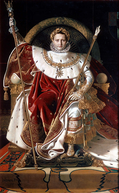 황제 재위 당시의 나폴레옹. 