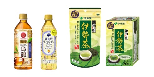 후라노 라벤더, 이세차 등. 일본시장에서도 지역특산음료가 인기를 끌고 있다.