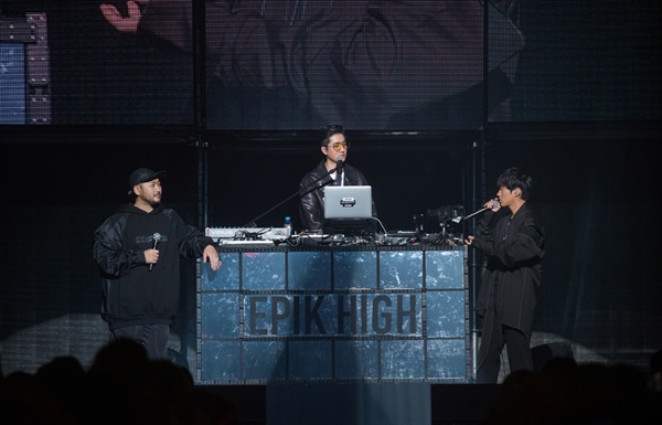  3일 그룹 에픽하이는 서울 용산구 블루스퀘어에서 컴백 콘서트를 개최했다.