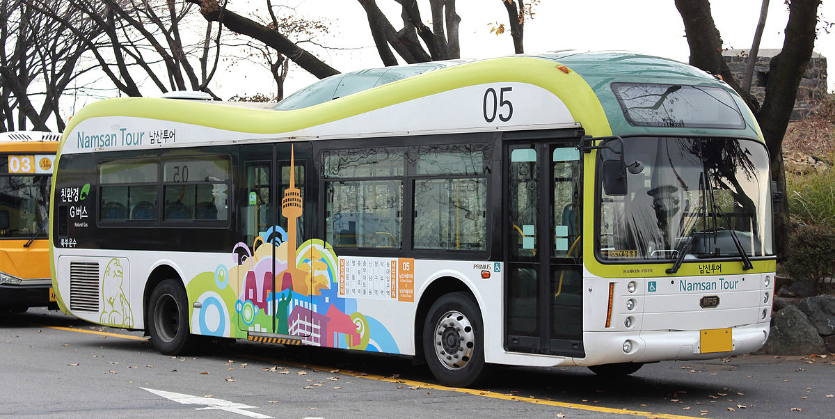 남산전기버스는 국내 최초의 영업운행을 한 전기버스로 기록된다. (CC-BY-4.0)
