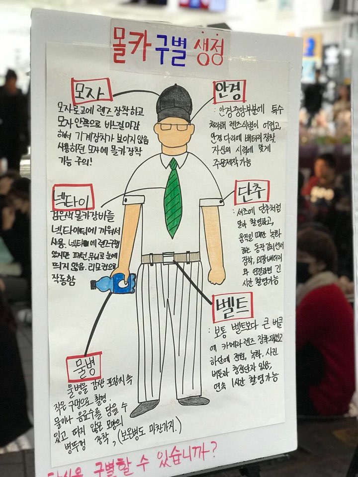  몰카구별생활정보-사실상 몰카를 구별하는 것이 불가능함을 보여주고 있다