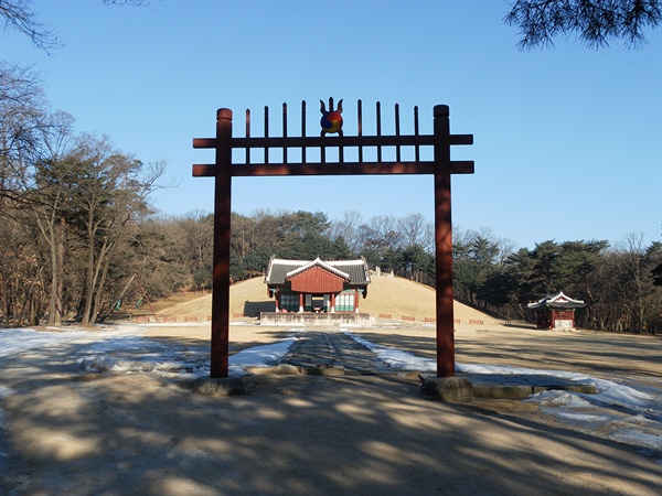  영조의 무덤인 원릉. 경기도 구리시의 동구릉에 있다. 