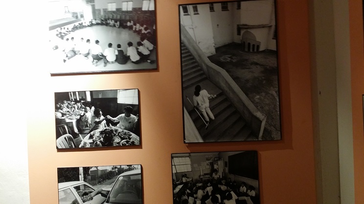동남아인들이 끌려온 역사를 보여주고 있는 박물관의 전시물들
