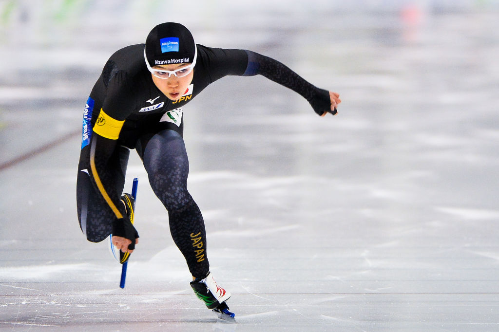  이상화와 함께 500m 경쟁을 펼치고 있는 고다이라 나오(일본)