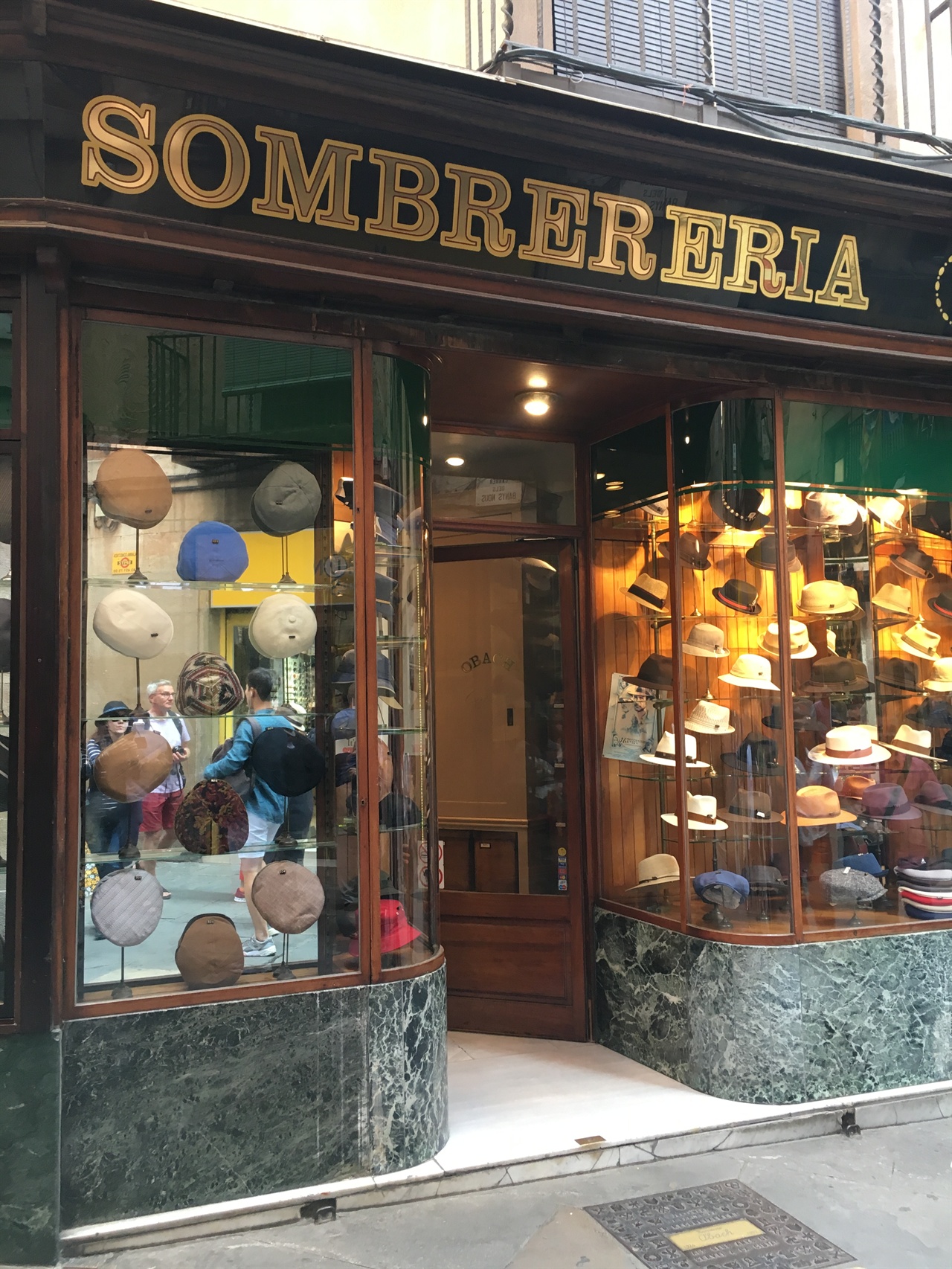 바르셀로나 모자전문점 SOMBRERERIA