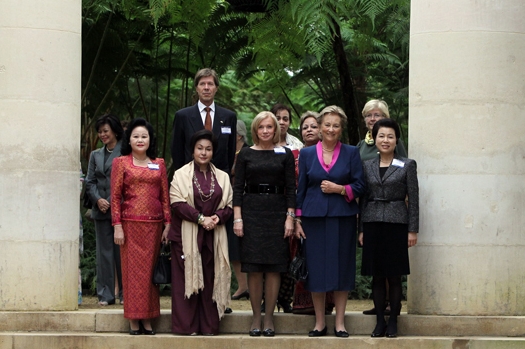 지난 2010년 벨기에를 방문한 이명박 전 대통령의 부인 김윤옥씨.